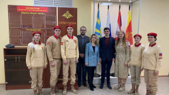 Военный учебный центр посетил заместитель начальника  Главного штаба «ЮНАРМИИ»