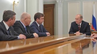 На встрече с Президентом России Владимиром Путиным